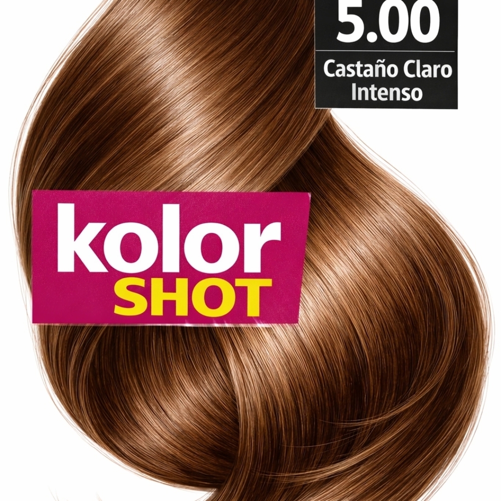 Kolor Shot Professional 5.00 Light Intense Brown -(90ml) - Permanent Dye